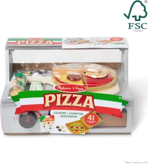 Houten Pizzacorner Speelset