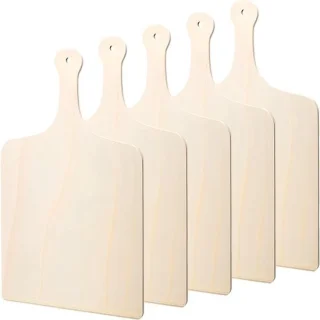 Houten pizzaschop 42 x 30 cm, set van 3
