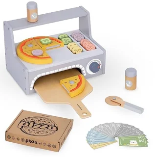 Houten Pizzaset voor Kinderen