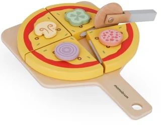 Houten Pizzaset voor Kinderen
