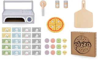 Houten Pizzaset voor Kinderen