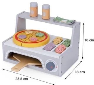 Houten Pizzaset voor Kinderen