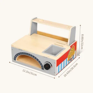 Houten Pizzaset