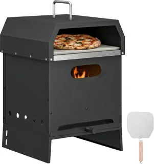 Houtgestookte pizzaoven 3-in-1 voor buiten