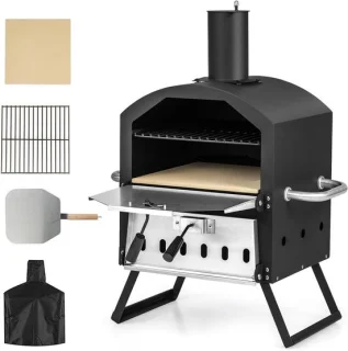 Houtgestookte pizzaoven buiten
