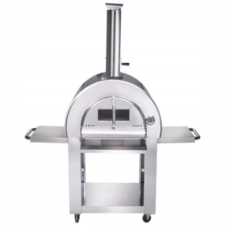 Houtskool pizzaoven tuin