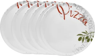 Italian pizza plates 33 cm set of 6