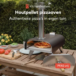 Wat vinden we goed aan de KitchenBrothers Pizzaoven - Tafelmodel - Zwart