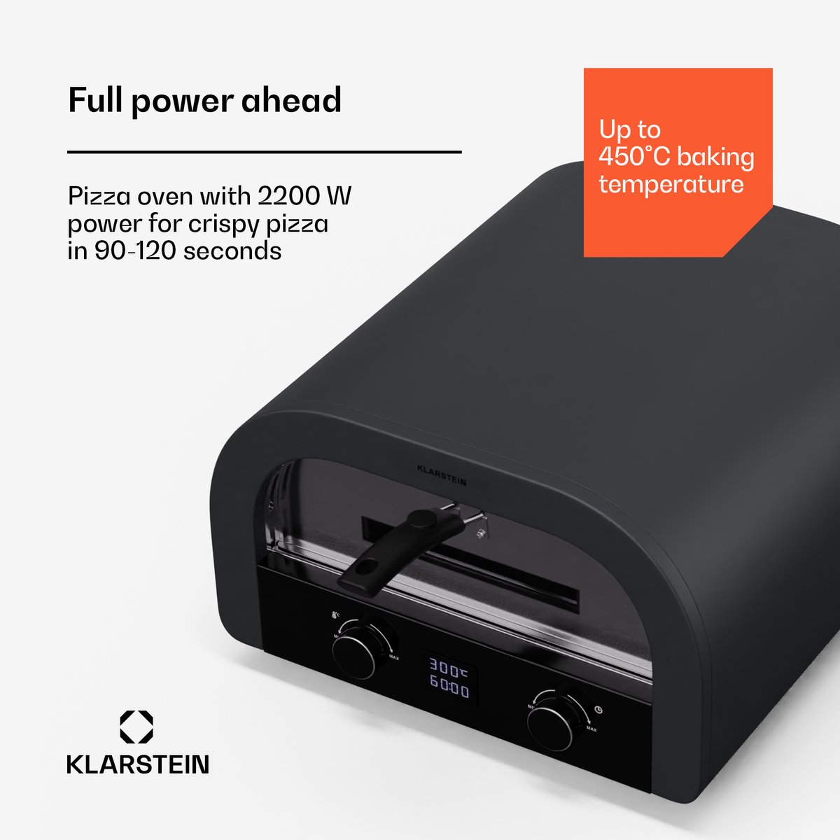 Klarstein FornoVetro Pizzaoven 2200W