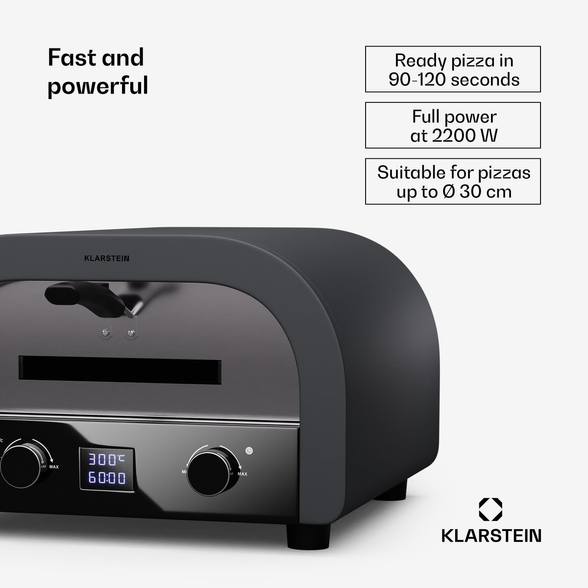Klarstein FornoVetro Pizzaoven 2200W