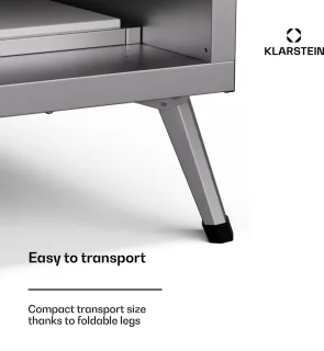 Klarstein Lafiamma Elektrische Pizzaoven 2200W RVS