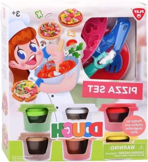 Klei speelset pizza