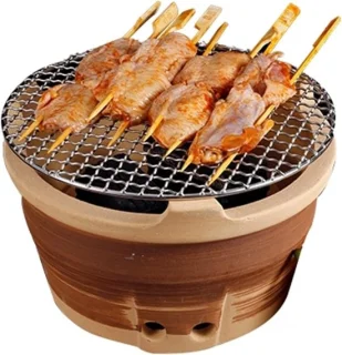 Kleioven houtskool barbecue