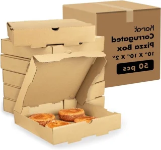 Kraft Pizzadoos 25 cm Bruin