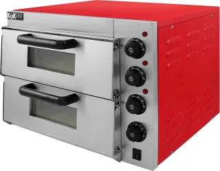 KuKoo Elektrische Pizza Oven 2-Kamers