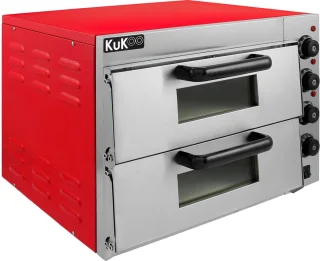 KuKoo Elektrische Pizza Oven 2-Kamers