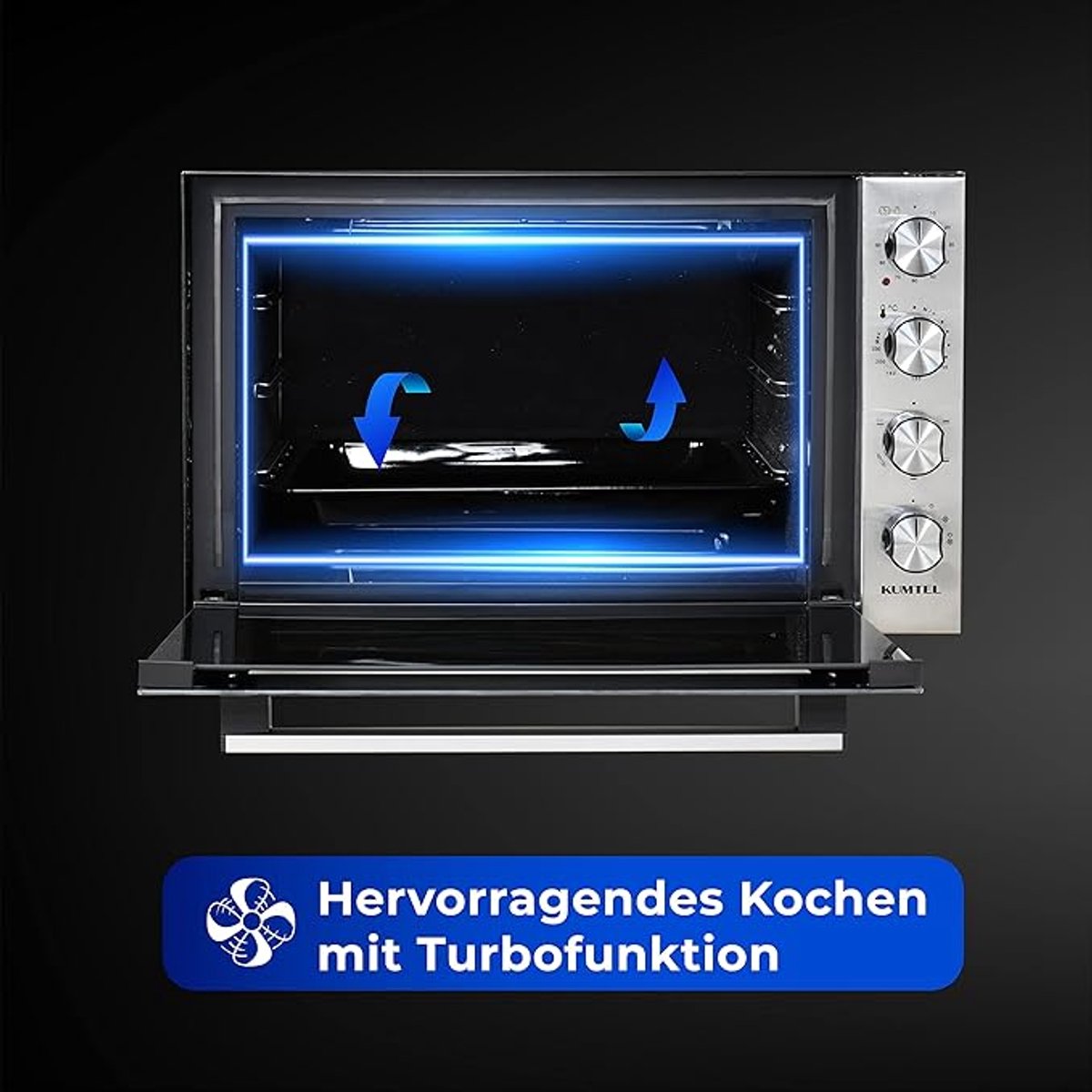 Kumtel Mini-oven 70L 2000W