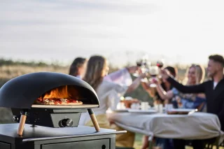 Le Feu Turtle Gas Pizza Oven Black