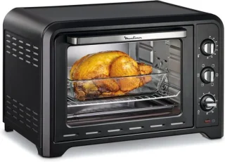 Lekker Koken mini elektrische oven 39 liter zwart