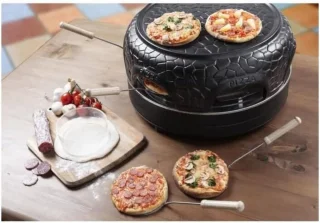 LifeStages Pizzarette 6-persoons Pizzamaker Zwart