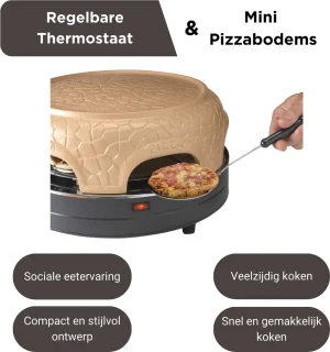 LifeStages Pizzarette Pizzaoven 6-persoons