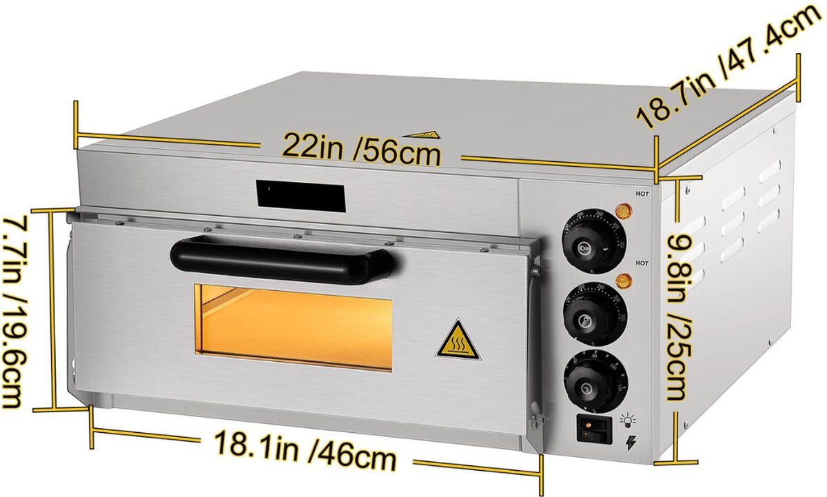 Livano Houtgestookte Pizza Oven Buiten - Steenoven Met Accessoires