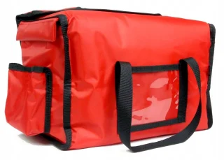 Luchttas maaltijdbezorging 42x27x29 cm - Rood
