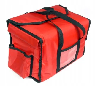 Luchttas maaltijdbezorging 42x27x29 cm - Rood