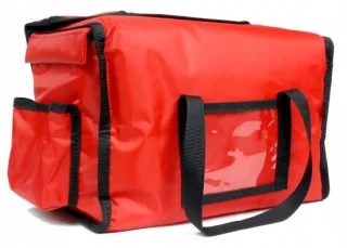 Luchttas maaltijdbezorging 42x27x29 cm - Rood