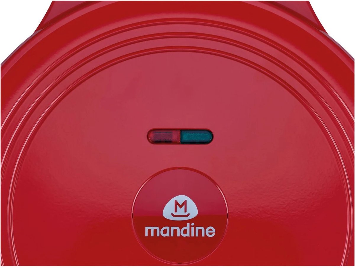 Wat vinden we goed aan de Mandine MPM1000-23 Pizza en Grill 30 cm Rood