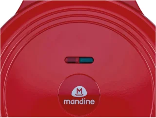Mandine MPM1000-23 Pizza en Grill 30 cm Rood