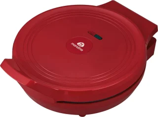 Mandine MPM1000-23 Pizza en Grill 30 cm Rood