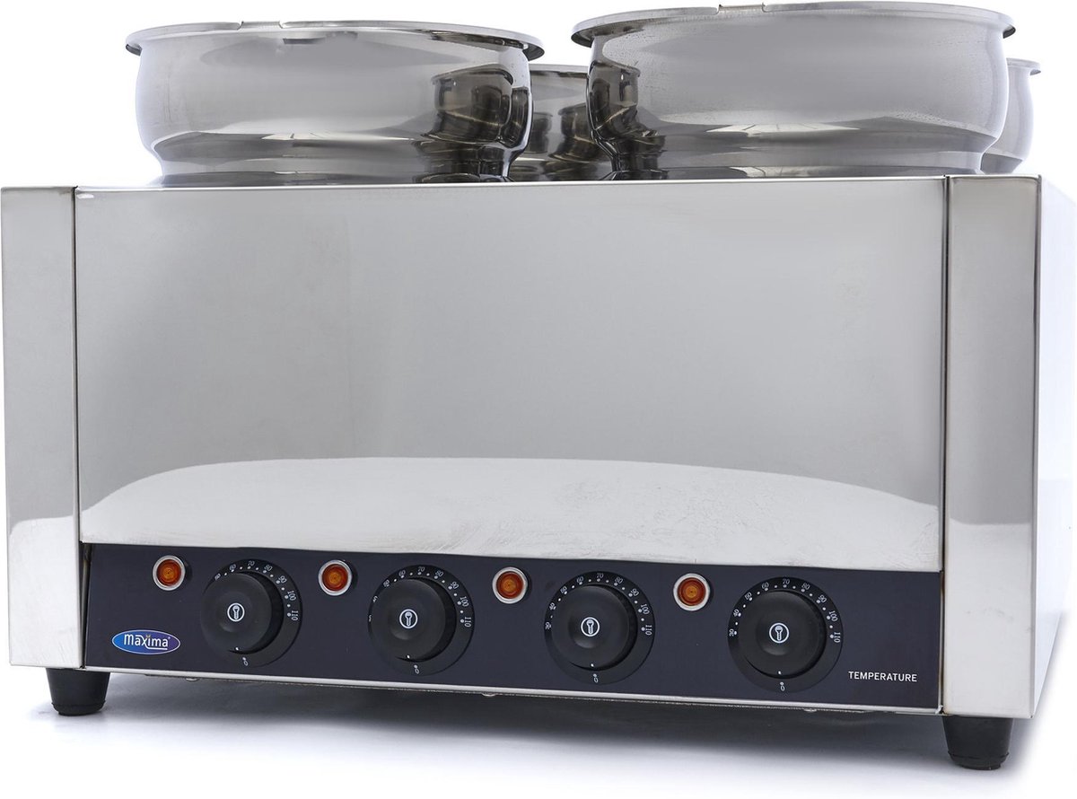 Maxima Pizza Oven met Transportband 2 Pizza's Ø20 cm