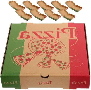 Merkloos Pizza- en Taartdozen 18 cm - 10 stuks
