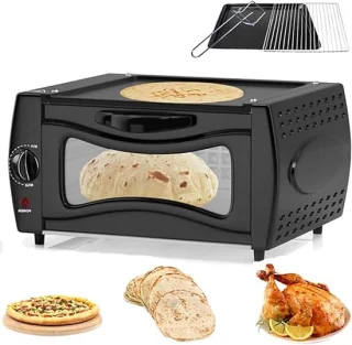 Mini elektrische oven - zwart