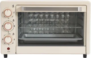 Mini-oven met kijkvenster, 22 liter, wit