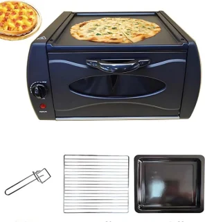 Mini oven pizza maker 14 liter zwart