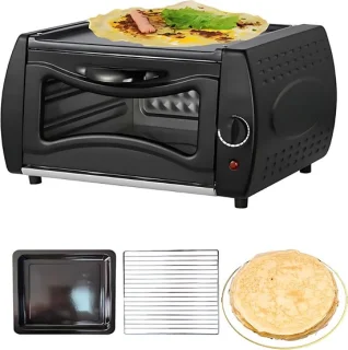 Mini oven zilver