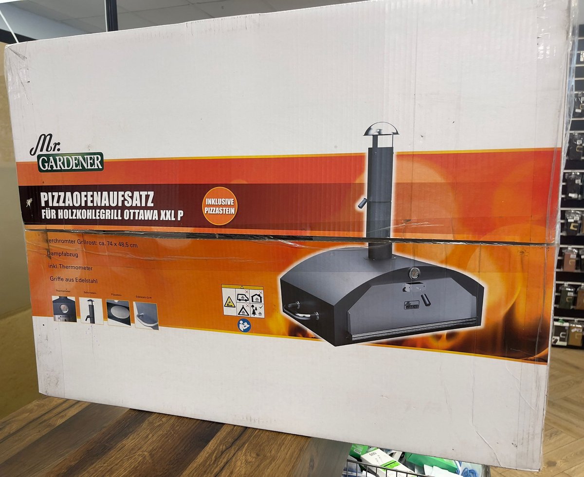 De Mr. Gardener Pizzaofenaufsatz Ottawa XXL Holzkohlegrill in één oogopslag