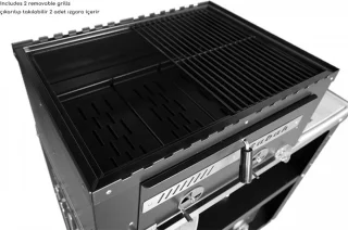 Multicook BBQ02 Pizza-oven en BBQ kastmodel