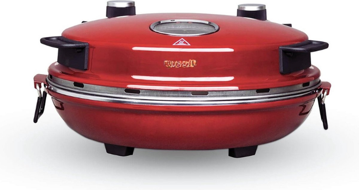 NAPL350 Elektrische Pizza Oven Rood Professional