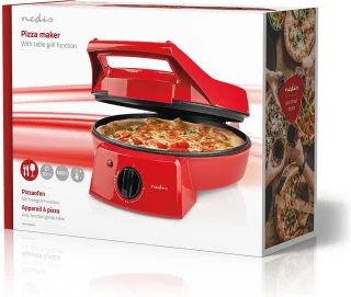 Nedis Pizzamaker en Grill 30 cm 1800W