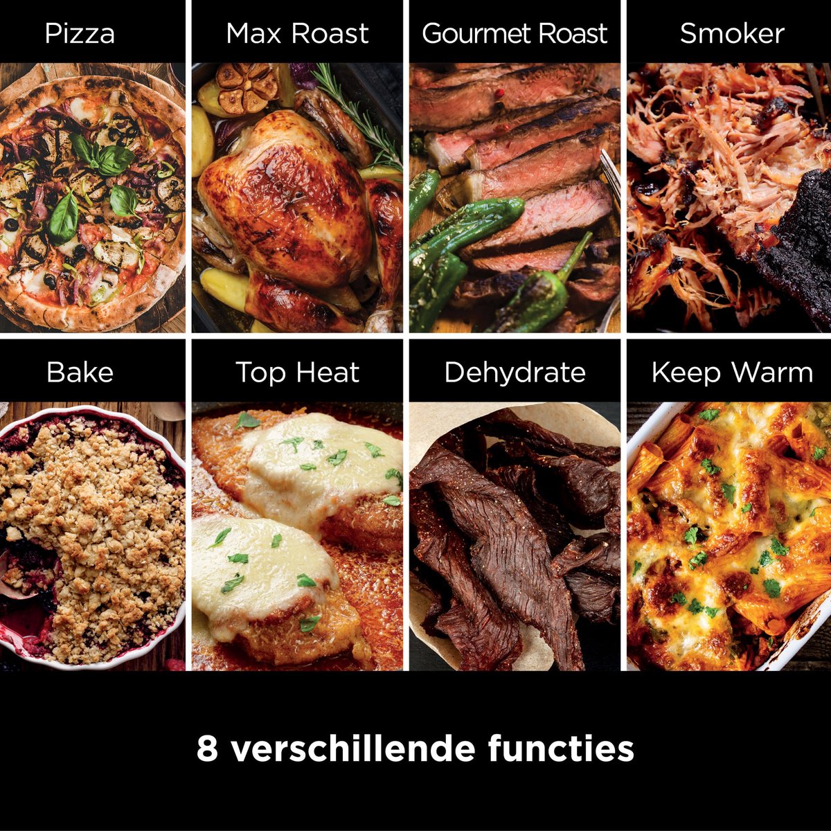 Ninja Woodfire OO101EU Elektrische Buiten Pizza Oven en Smoker
