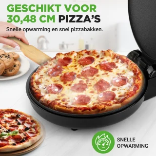 NutriChef Elektrische Pizzaoven