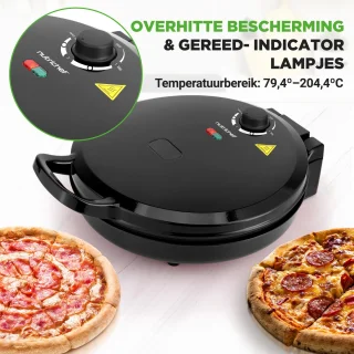 NutriChef Elektrische Pizzaoven