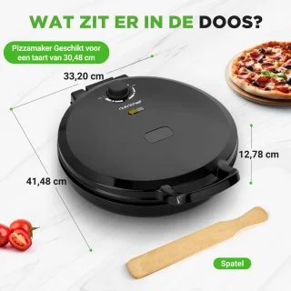 NutriChef Elektrische Pizzaoven