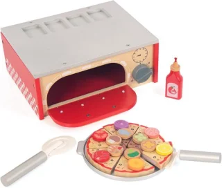 Onbekend merk Houten Pizza Speelset