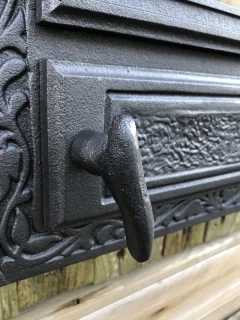 Ovendeur ijzer en glas