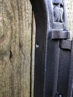 Ovendeur ijzer en glas