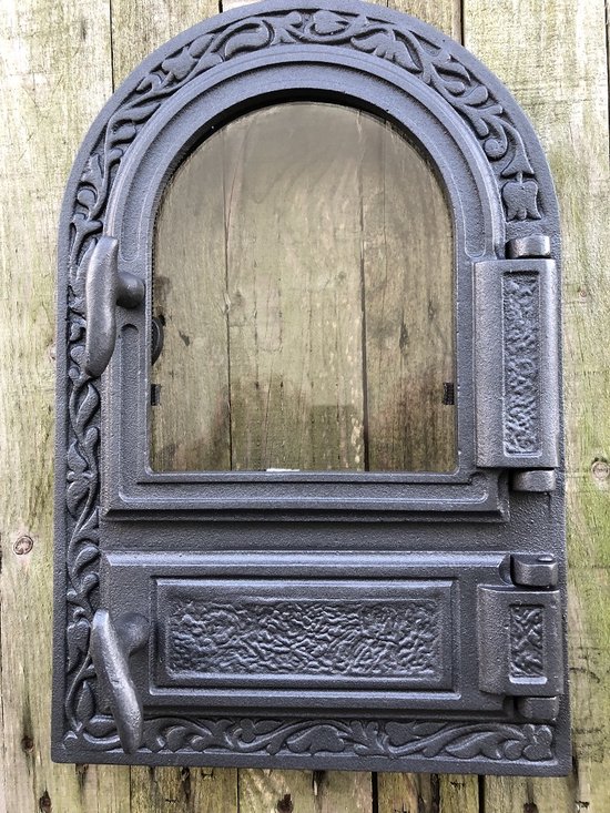Ovendeur ijzer en glas